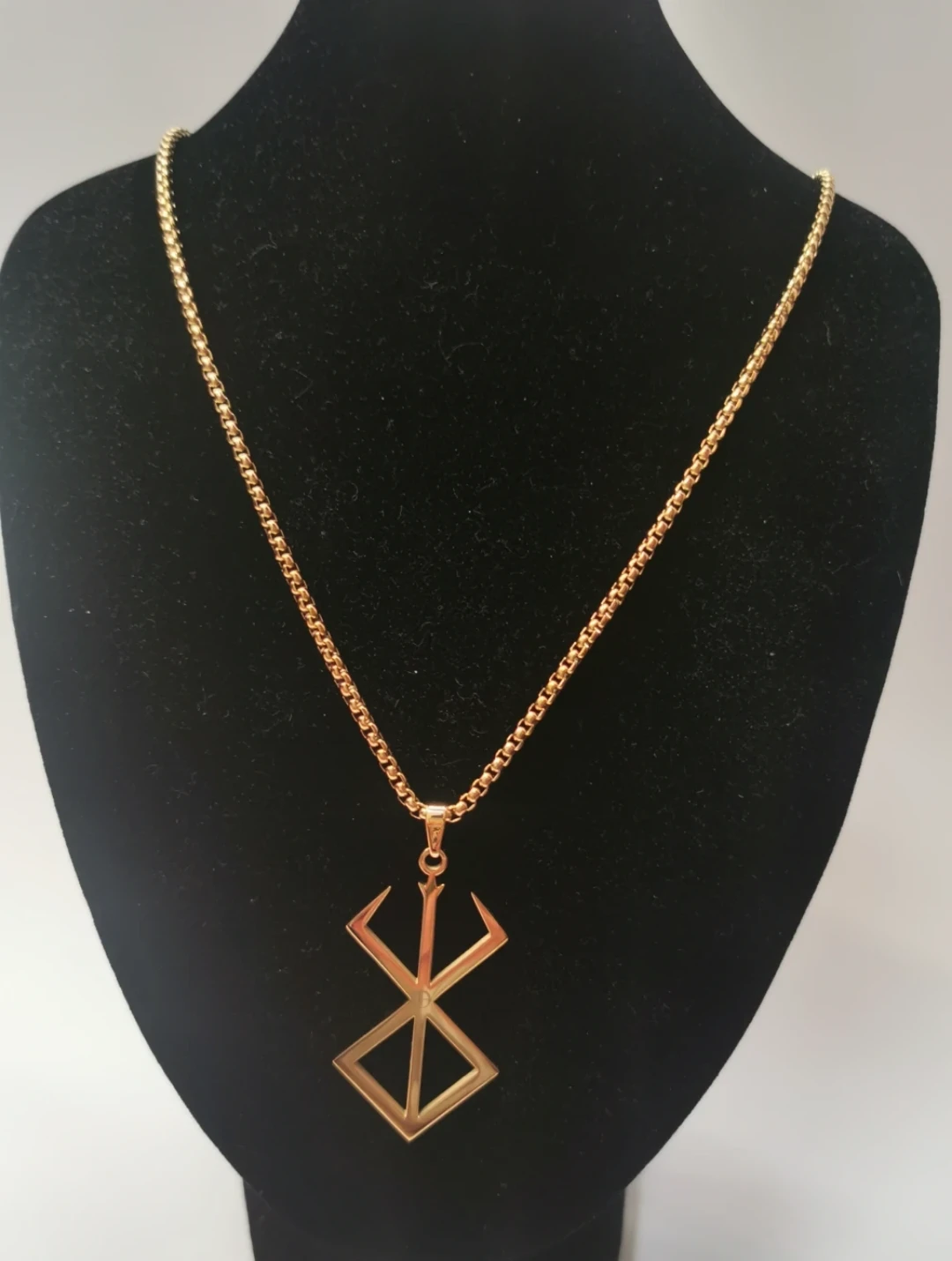 Gold Stainless Steel Berserk necklace - photo 2