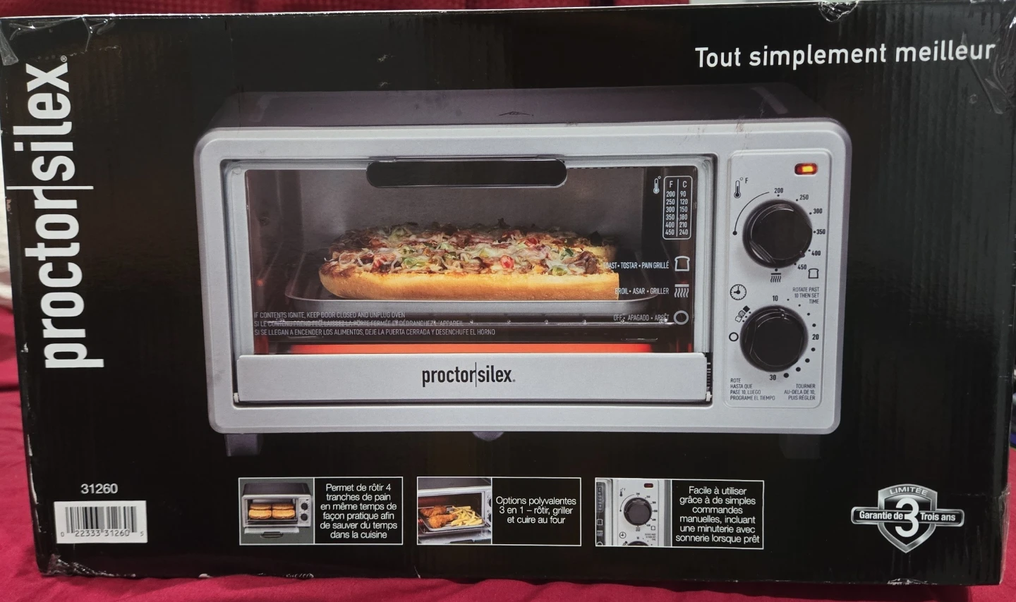 Proctor Silex 4-slice Toaster Oven - Perfect for 1-2 People - photo 4