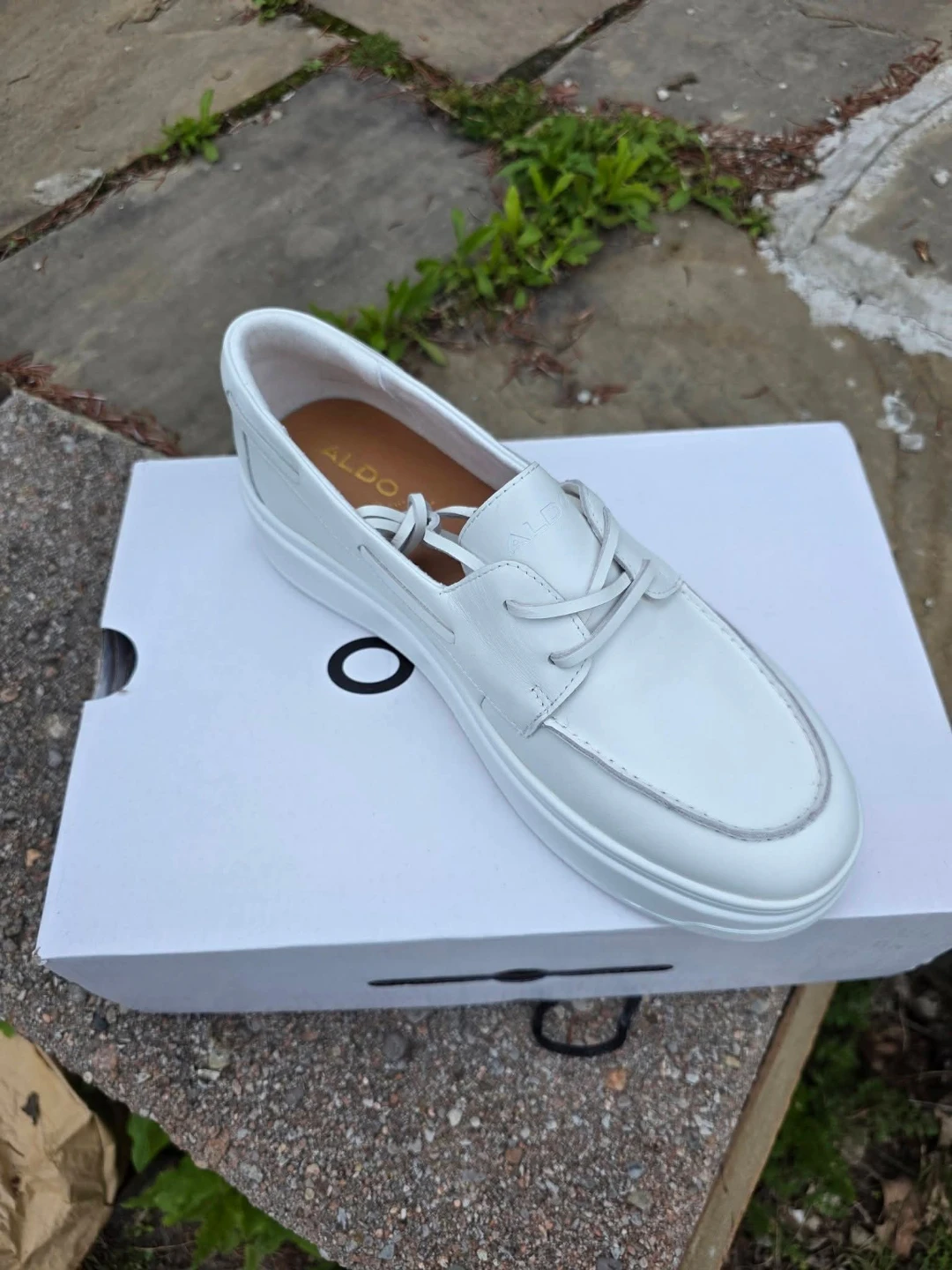 Aldo White Women's Loafers - Size 8 UK