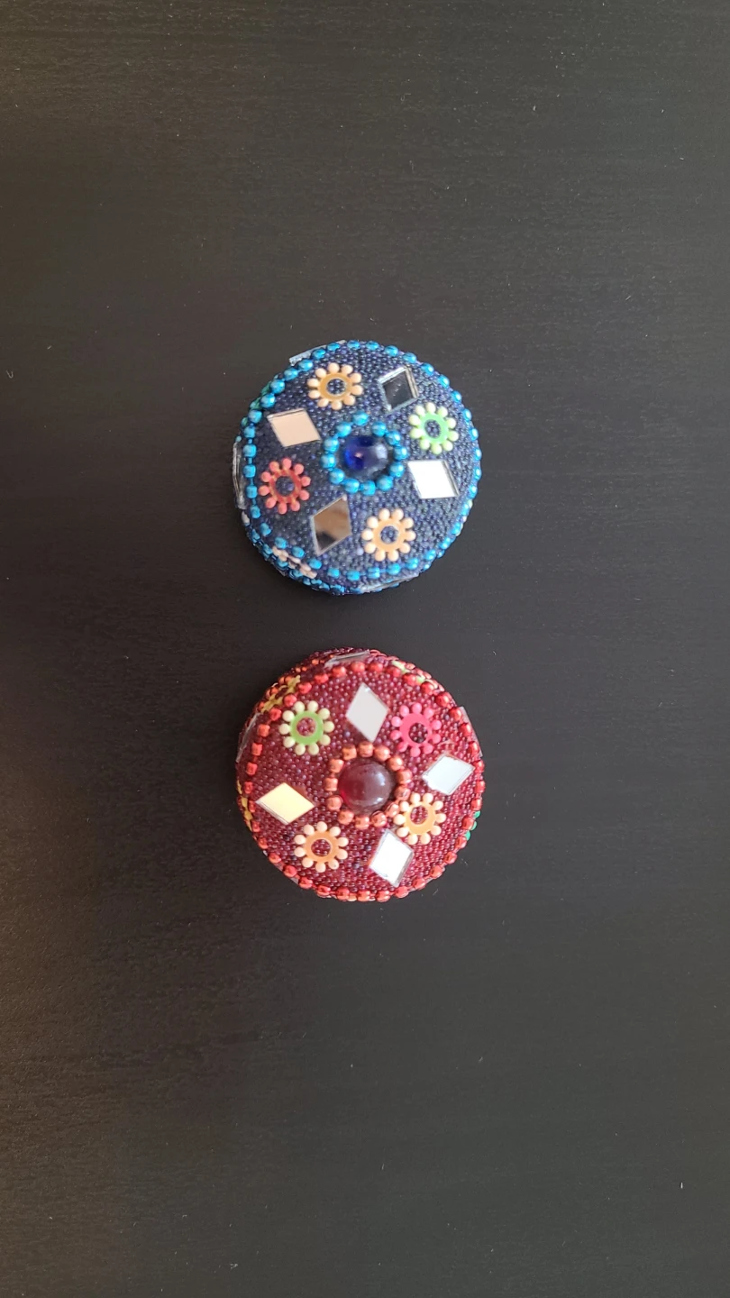 NEW Set of 2 Decorative Trinket Boxes - photo 3