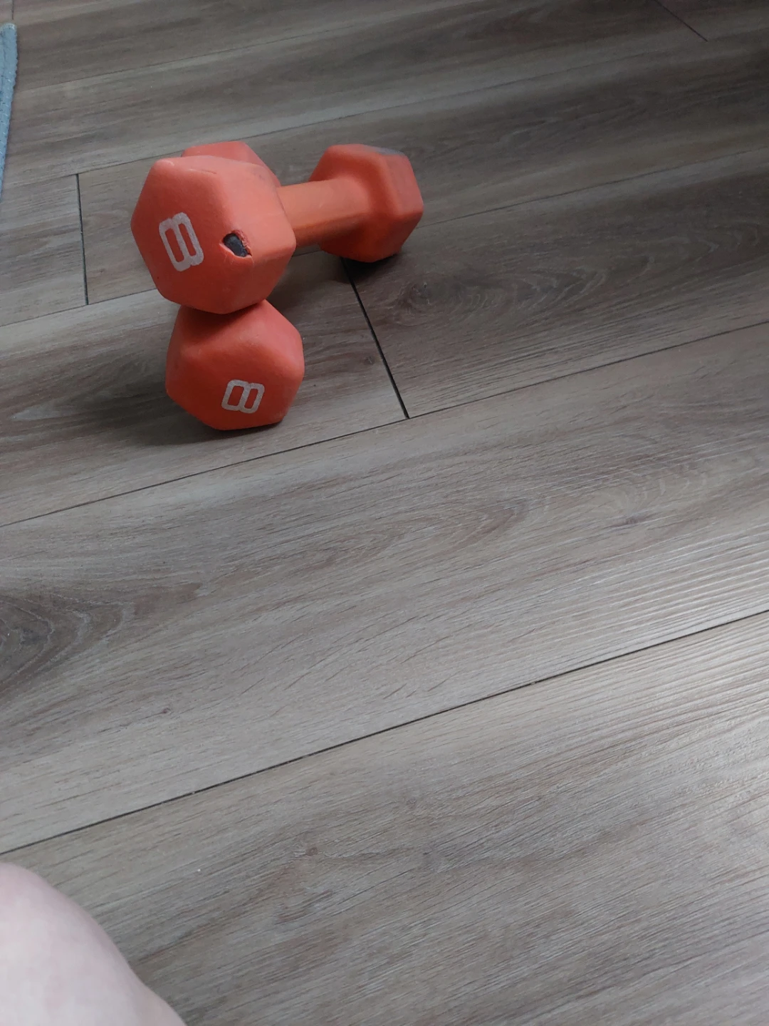 Pair of 8lb Dumbbells - photo 3