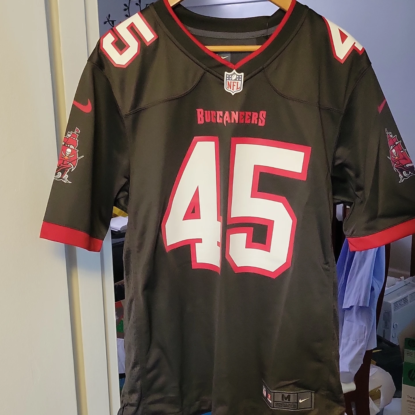Tampa Bay Buccaneers #45 White NFL Jersey - photo 2