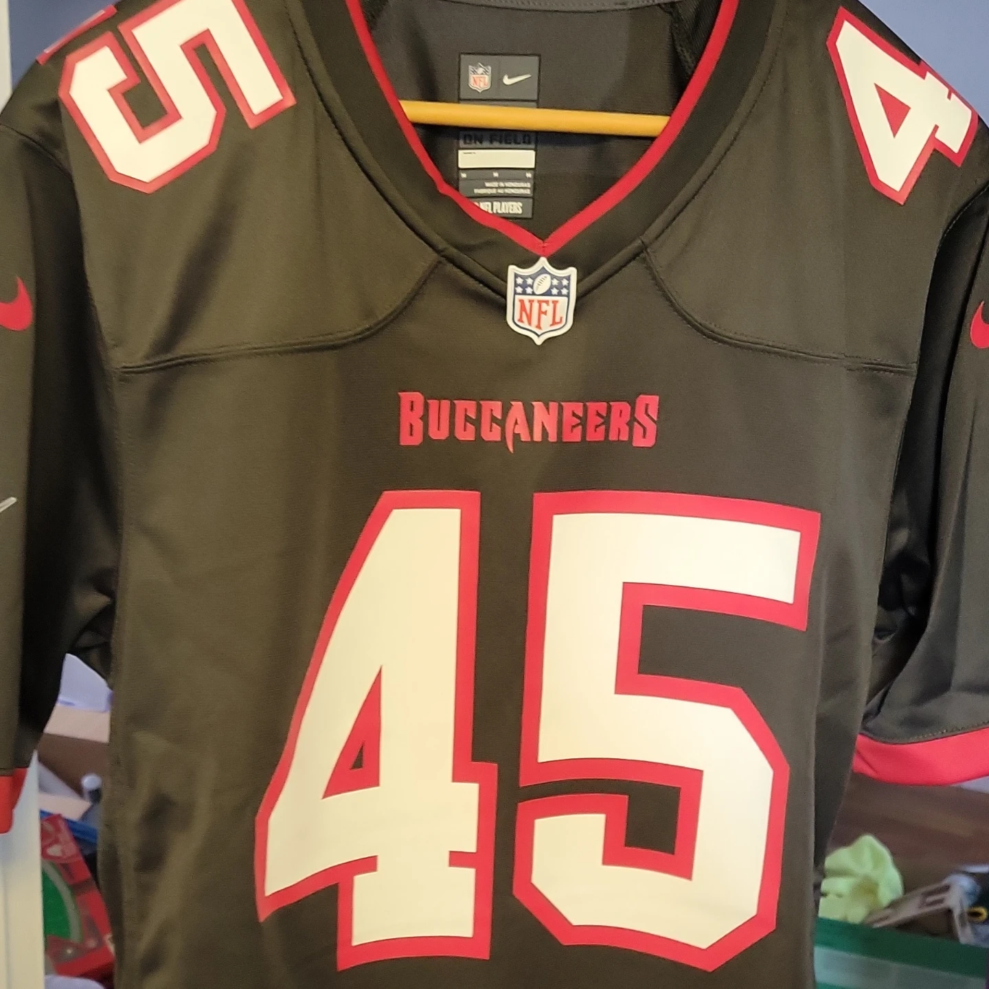 Tampa Bay Buccaneers #45 White NFL Jersey - photo 3