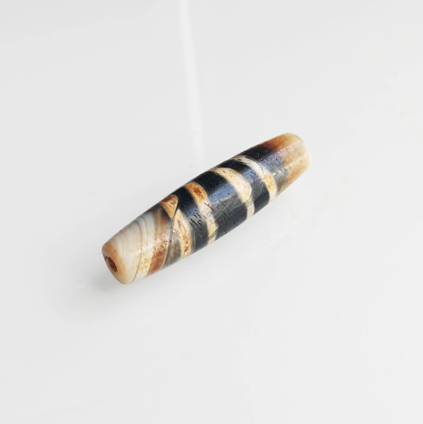 Tibetan Tiger Striped Agate Dzi Bead