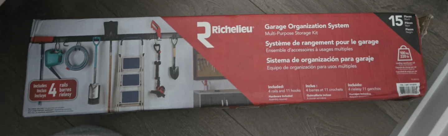 Richelieu Garage Organization System Multi-Purpose Storage Kit