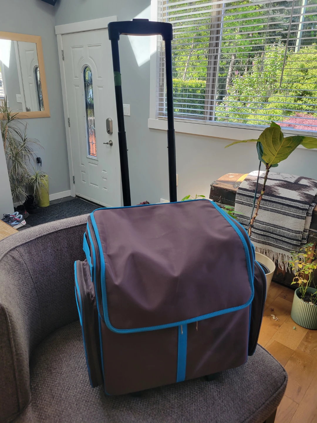 Rolling Craft Bag with Wheels