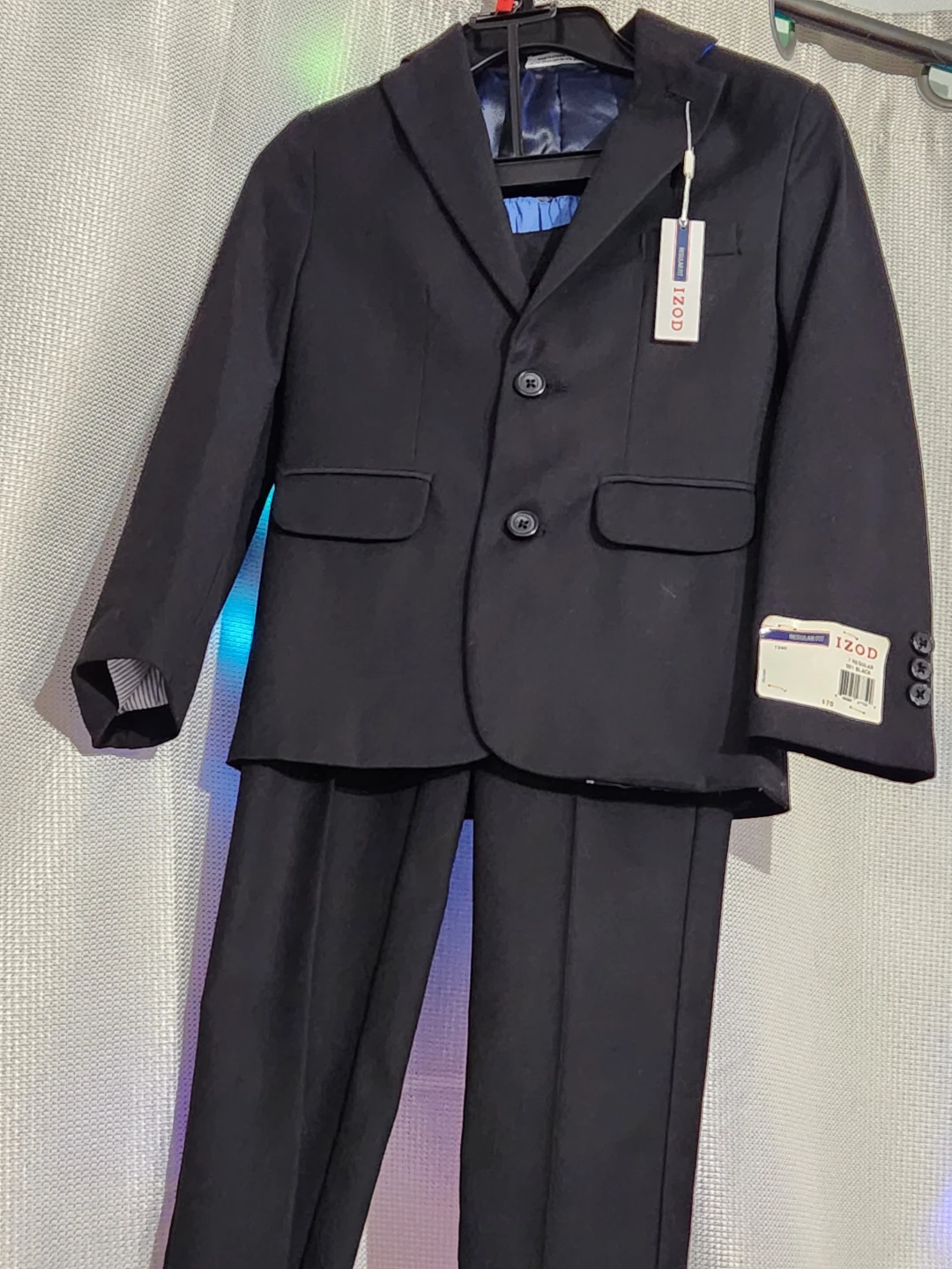 IZOD Black Boys Suit - Size 10 Regular - photo 2