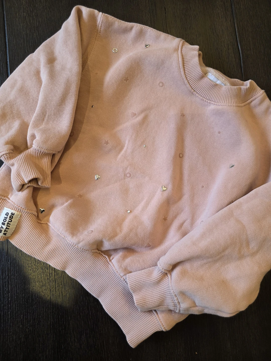 Zara Kids Crewneck Sweatshirt - Pink, Size 6-7