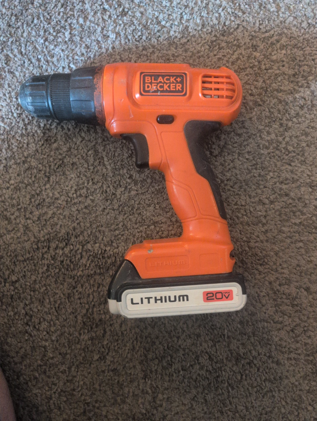 Black + Decker 20V Cordless Drill