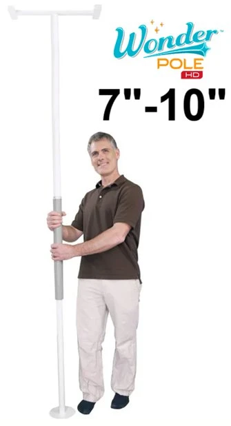 Stander Wonder Pole  -  Floor-to-Ceiling Safety Rail Grab Bar