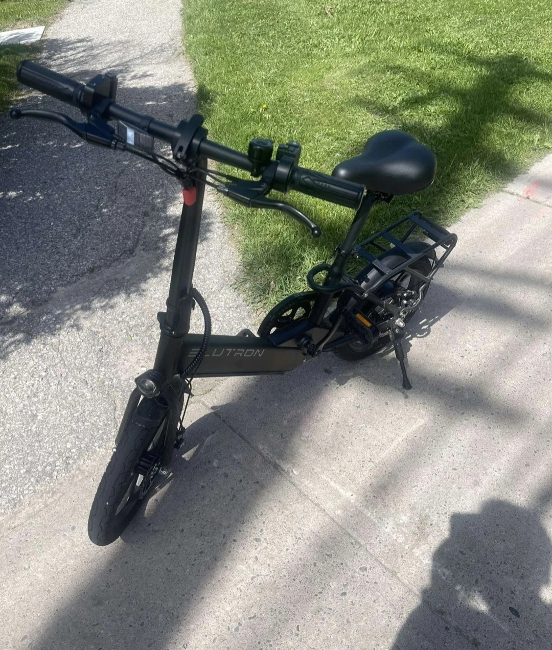 Black BLUTRION Folding Electric Bike - photo 2