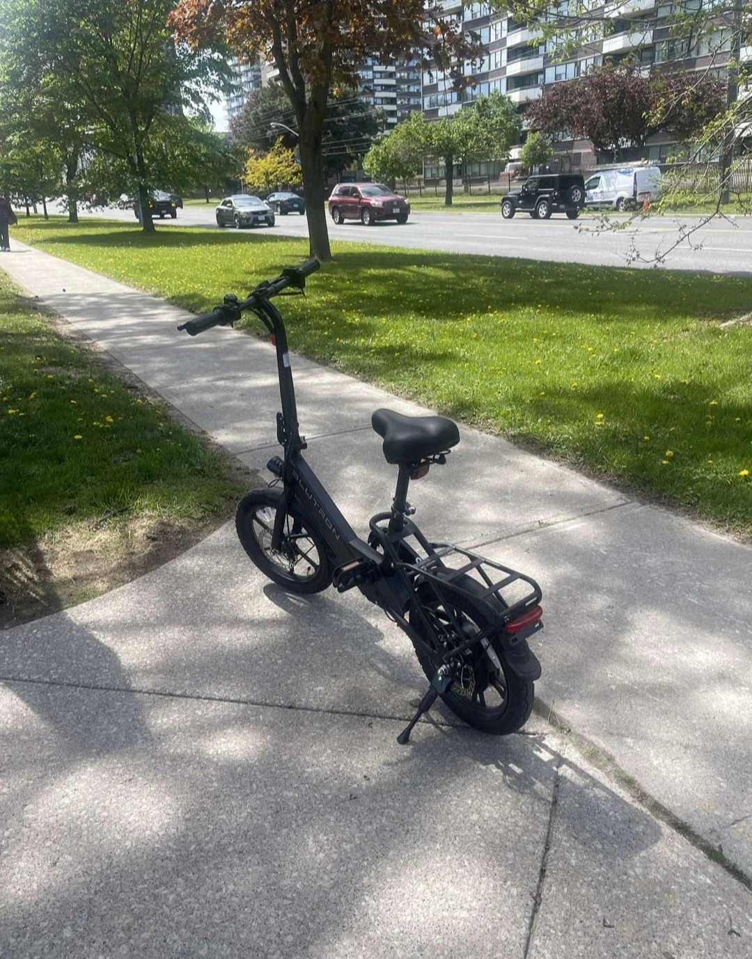 Black BLUTRION Folding Electric Bike - photo 5