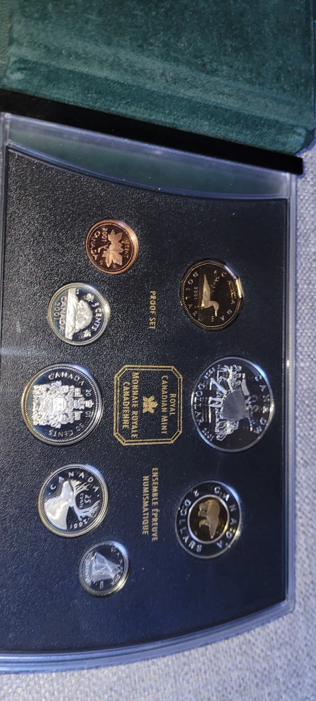 2001 Royal Canadian Mint Proof Set