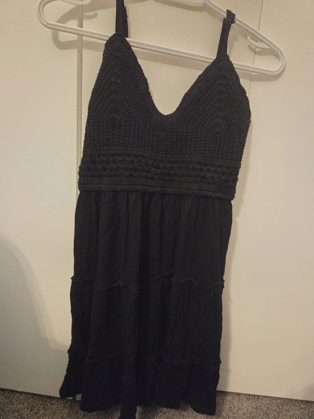 Black Tiered Sundress