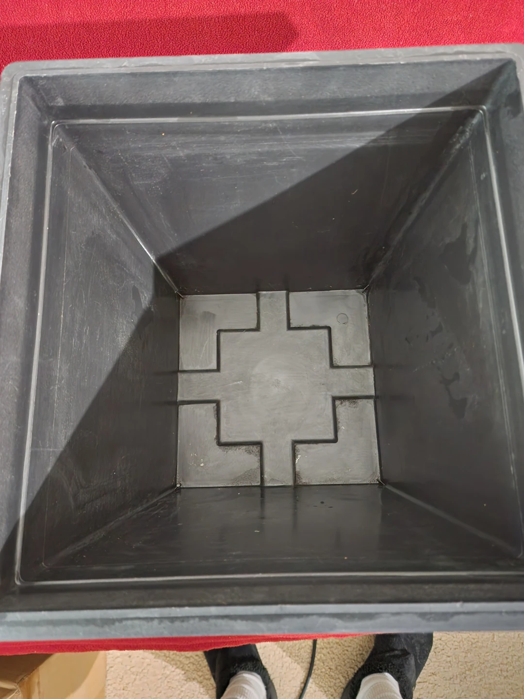 Dark Gray Square Planter Pot - photo 5