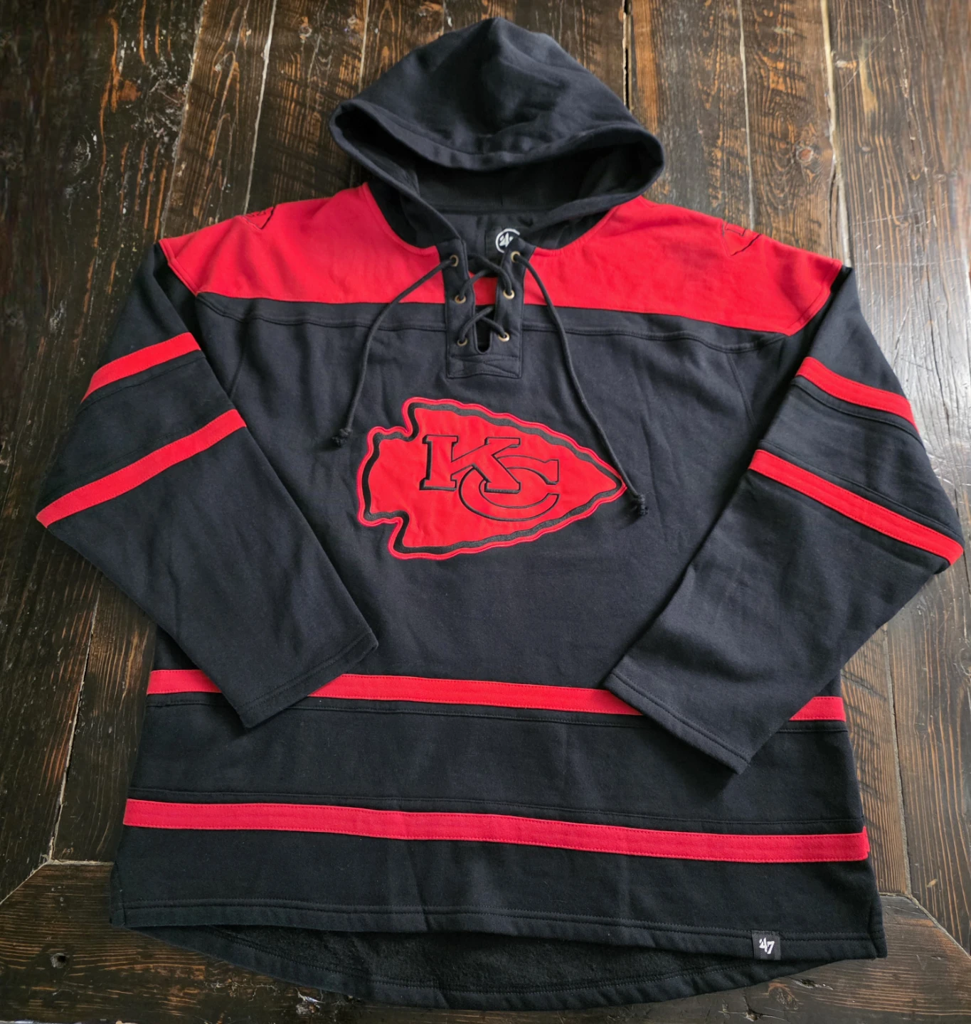 47 Kansas City Chiefs Lace-Up Hoodie XX-Large