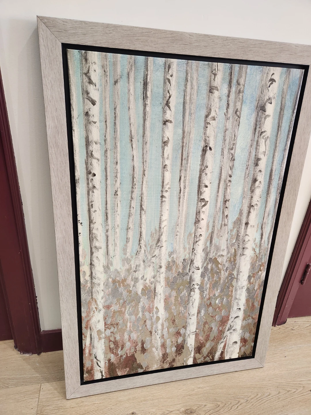 Framed Birch Tree Canvas Art - photo 2