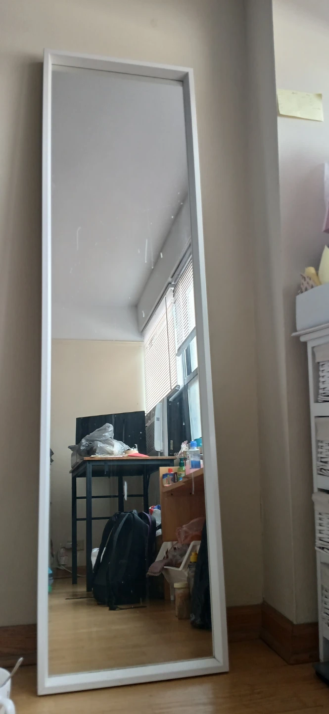 White Full Length Mirror - photo 2