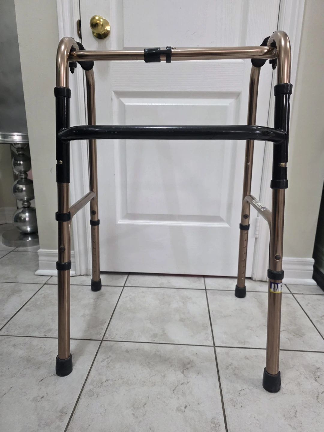 Folding Rose Gold Adult Walker