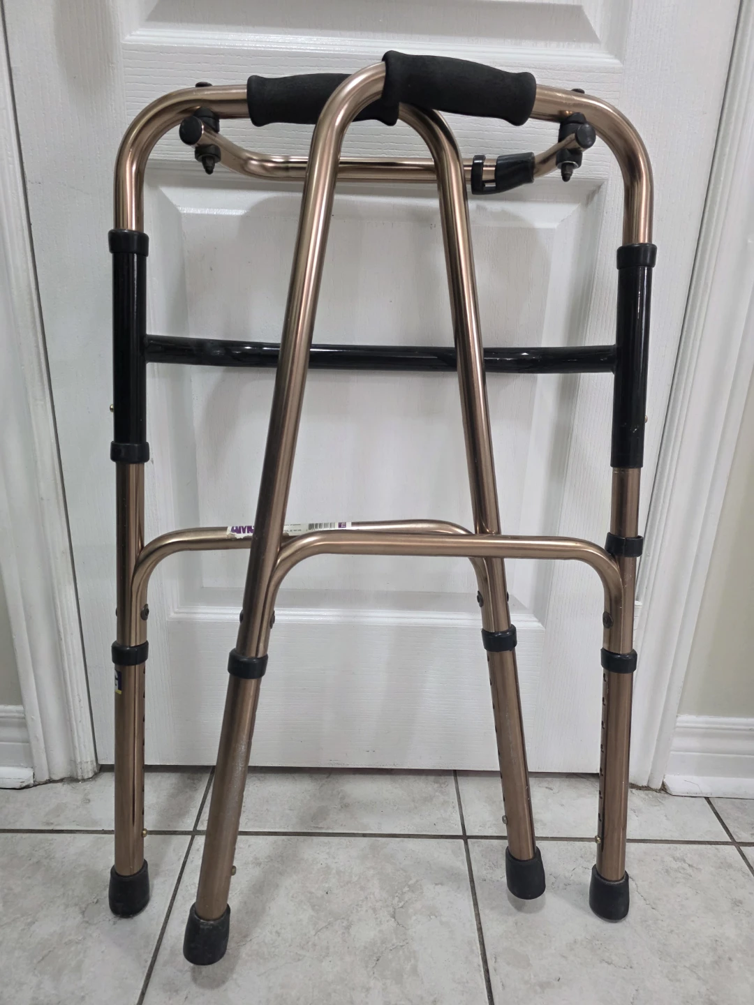 Folding Rose Gold Adult Walker - photo 3