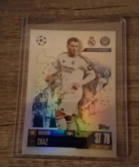 Topps Match Attax Brahim Diaz Real Madrid Trading Card - photo 2