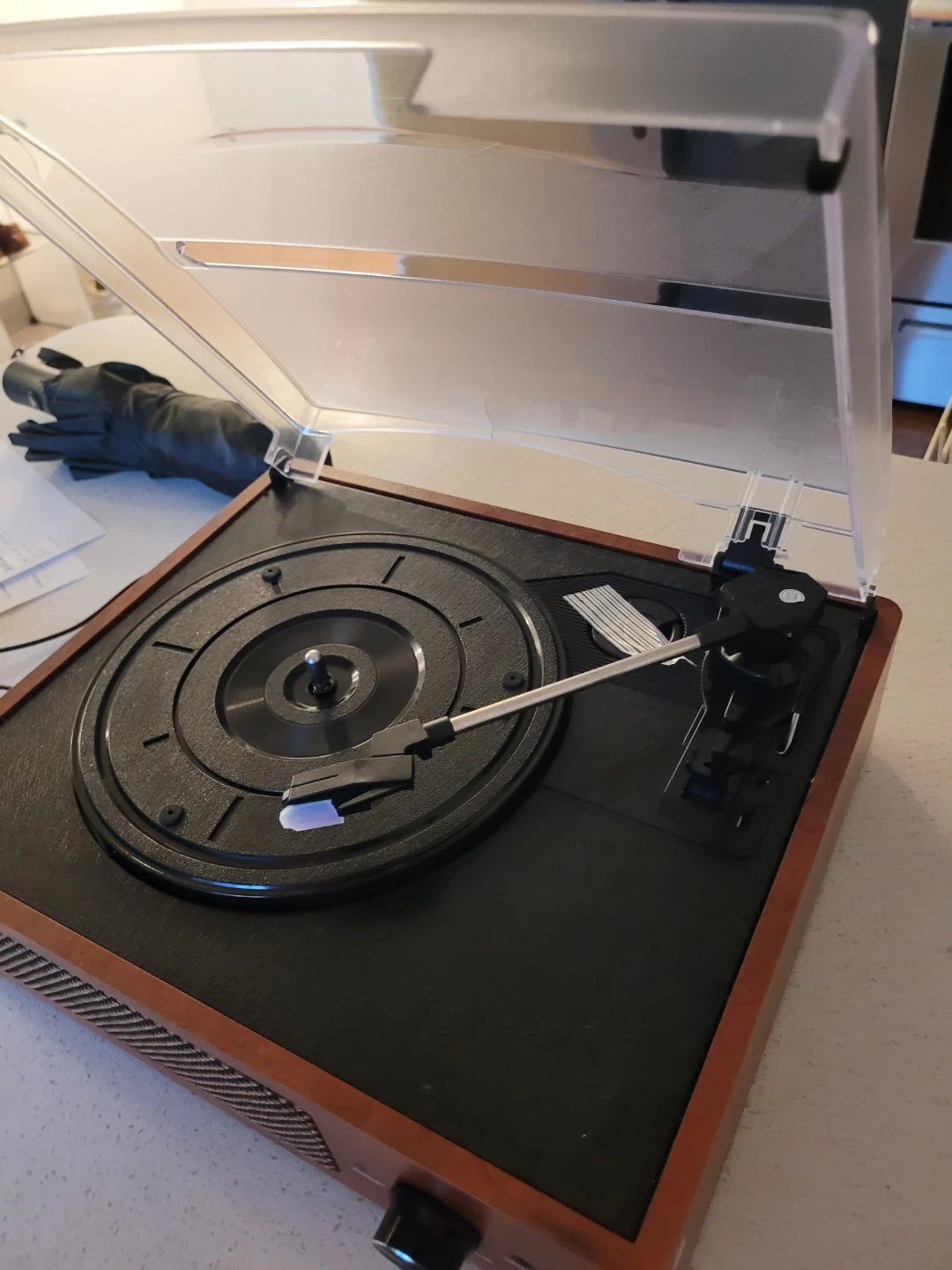 Retro Record Player Turntable with Bluetooth speaker function - photo 5