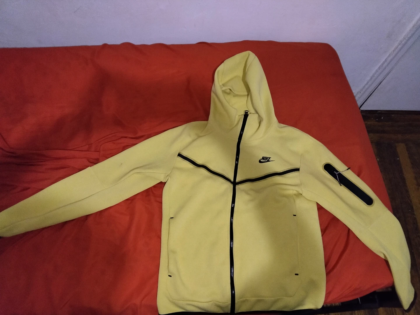 Nike Tech Fleece Hoodie Yellow
