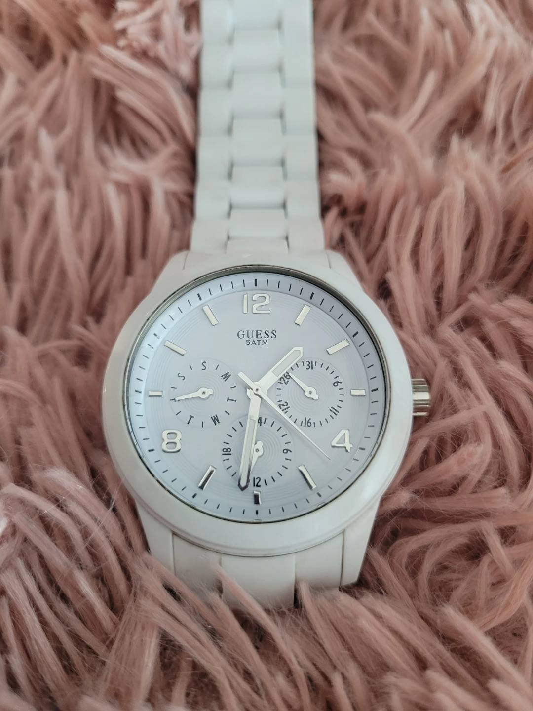 White GUESS Watch