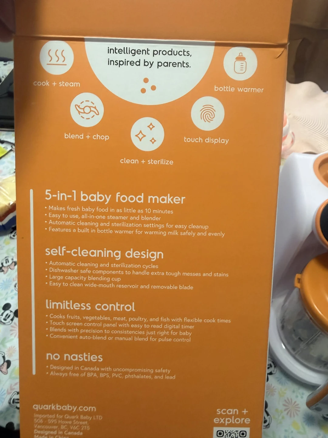 Quark Quook Baby Food Processor - photo 3