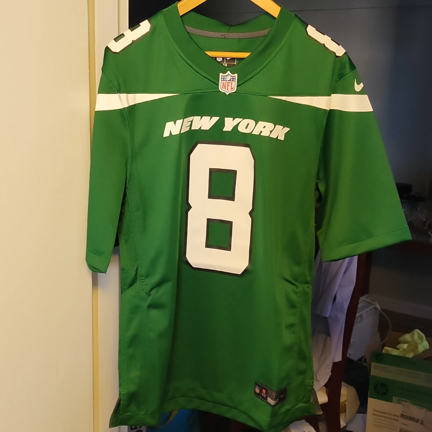 New York Jets Aaron Rodgers #8 Jersey - photo 2