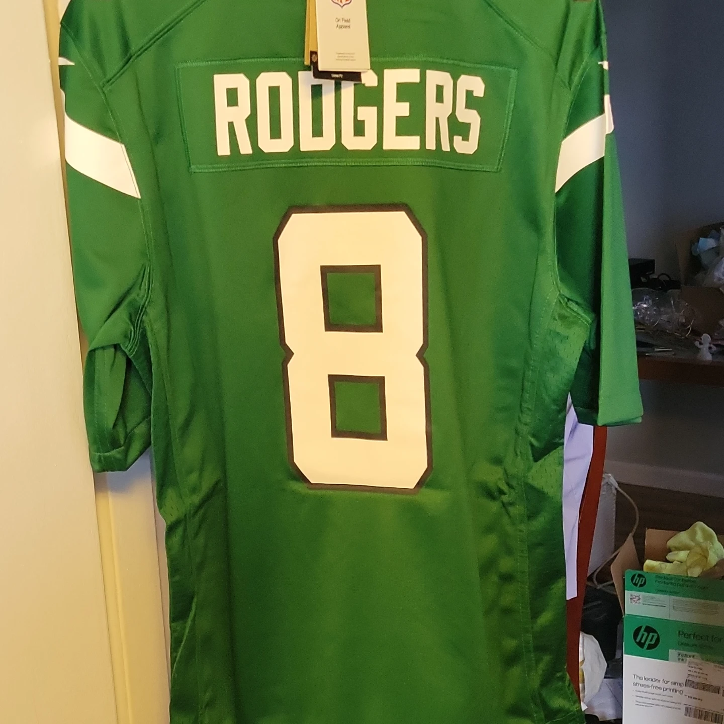New York Jets Aaron Rodgers #8 Jersey - photo 3