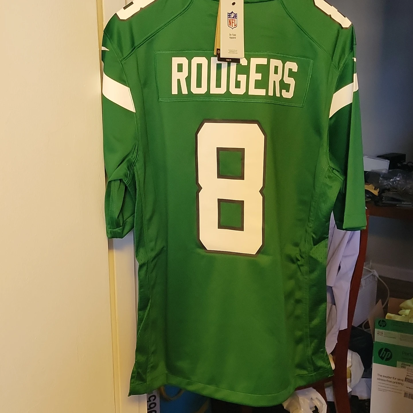 New York Jets Aaron Rodgers #8 Jersey - photo 4