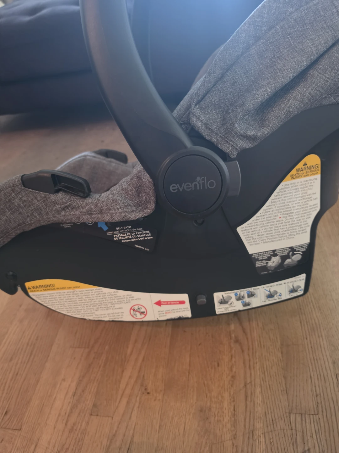 Evenflo LiteMax Infant Car Seat - photo 5