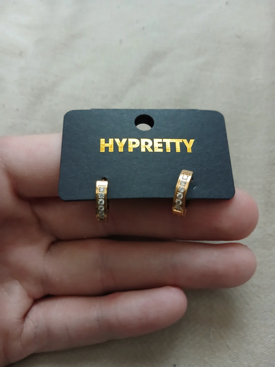 18K Gold Plated 316L Stainless Steel Cubic Zirconia Earrings - photo 4