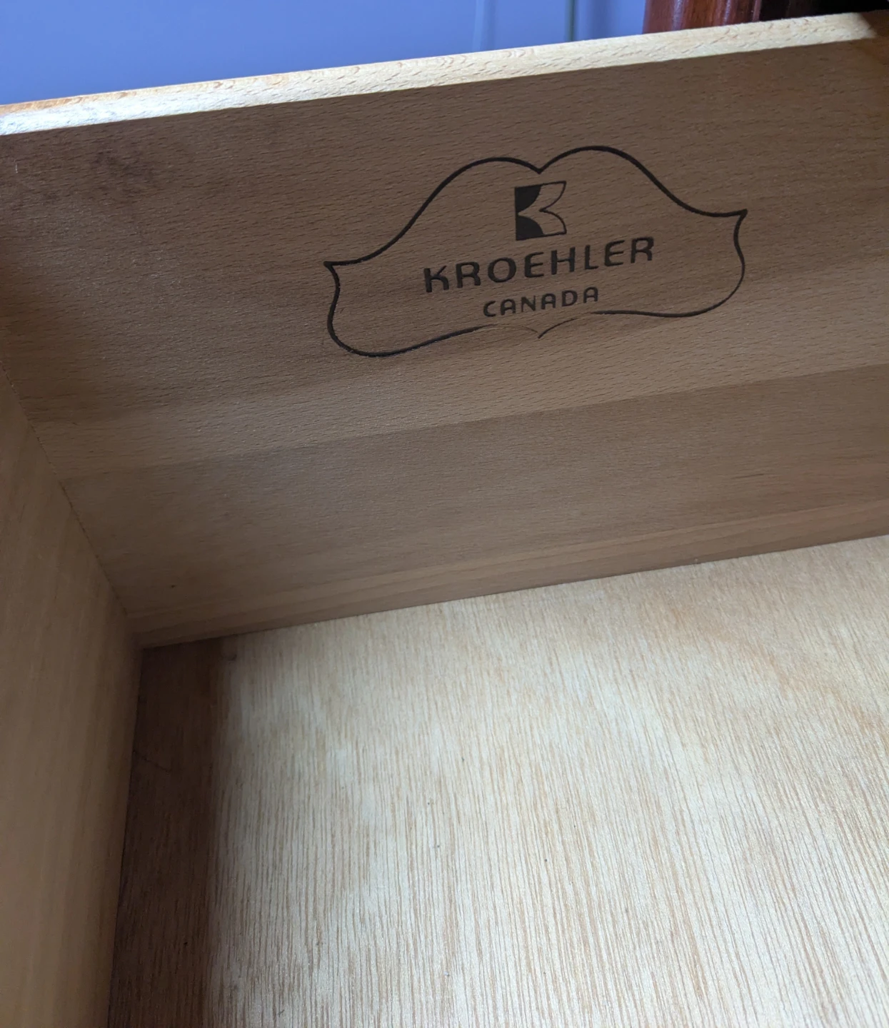 ✨ Vintage Kroehler Cherry Lingerie Chest / Tallboy Dresser - photo 2