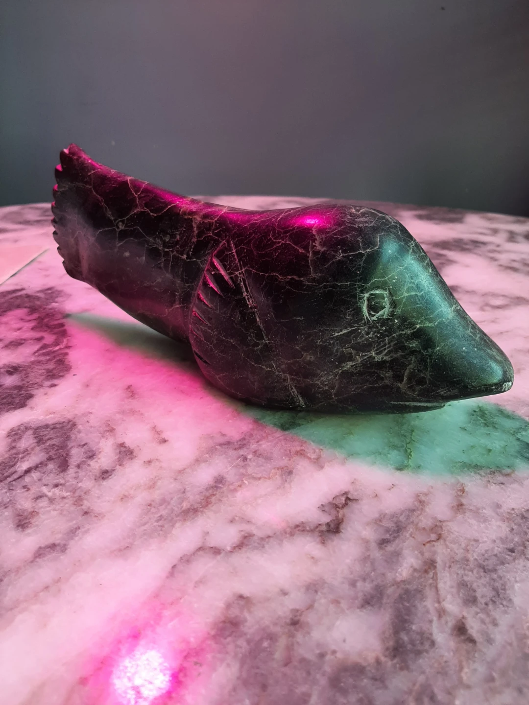 INUIT Carved Soap Stone Whale - photo 2