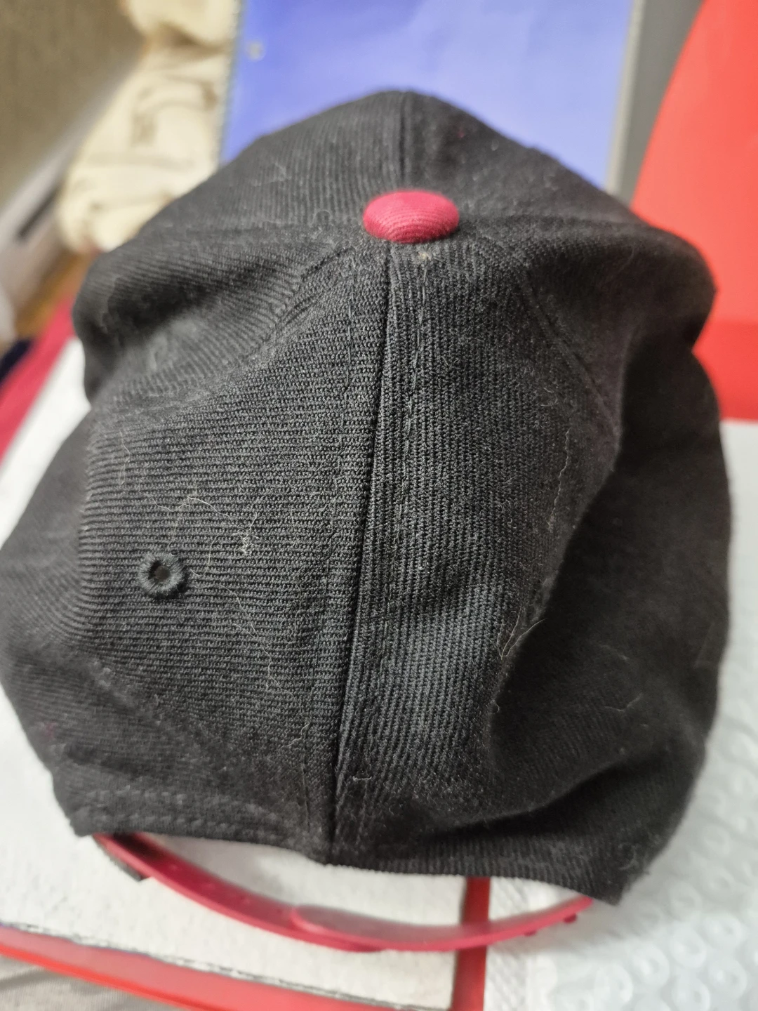 Jordan Baseball Cap - Black and Red - photo 3