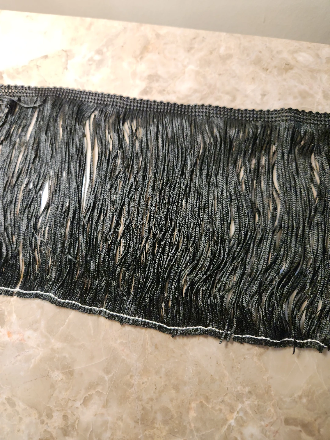 Black Fringe Trim