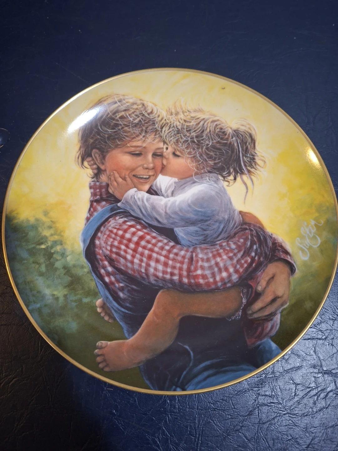 Love in Your Heart Decorative Plate by Sue Simpler - 1984