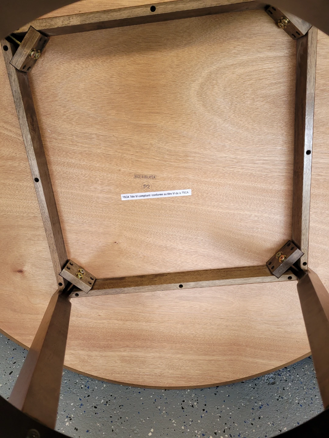 Round Wood Dining Table - photo 3