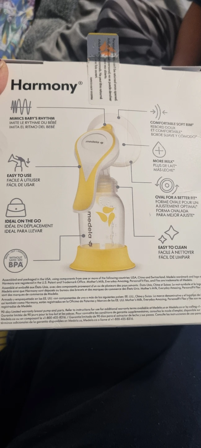 Medela Harmony Manual Breast Pump - photo 2