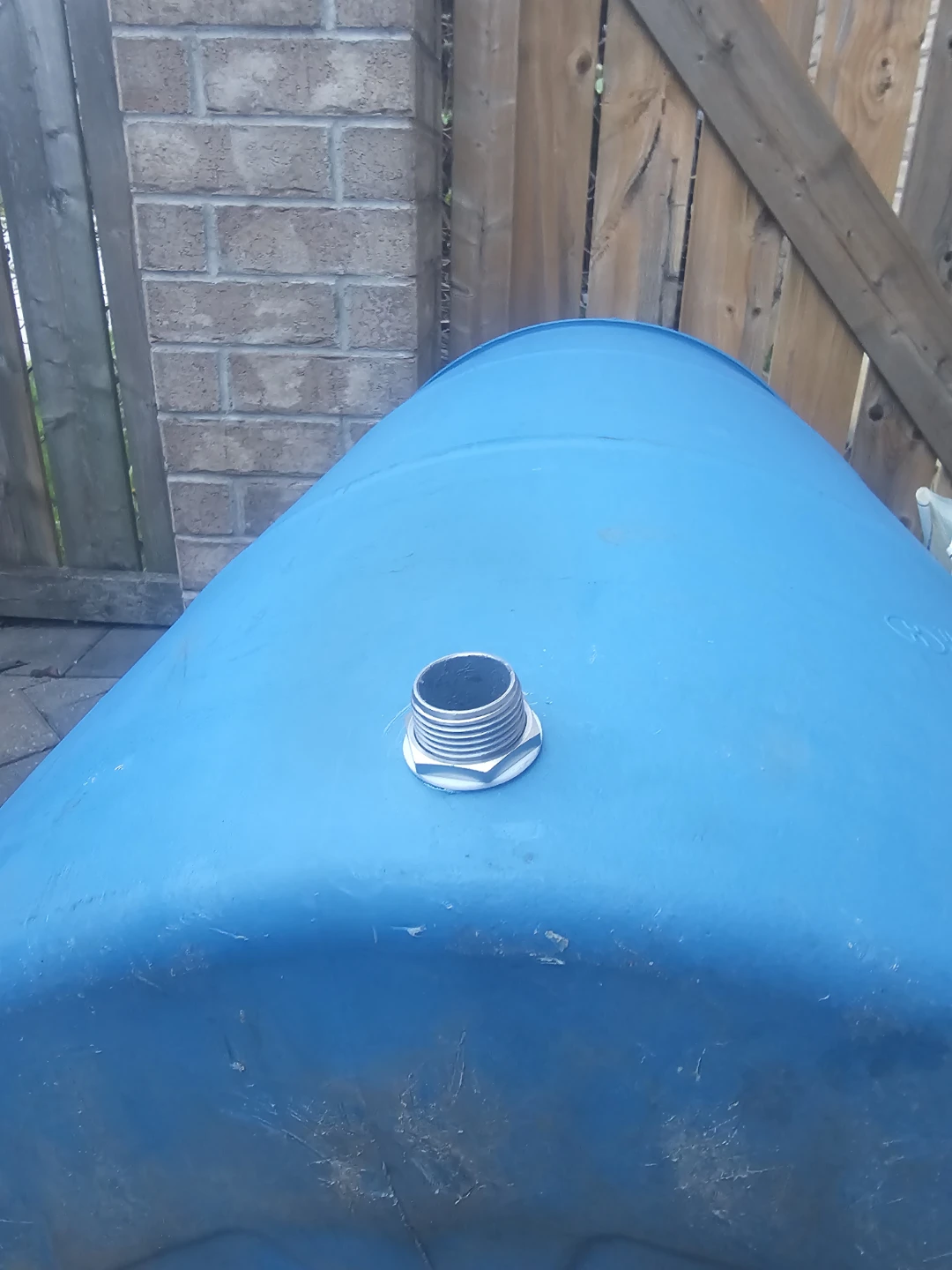 Blue Plastic Drum Barrel - photo 3