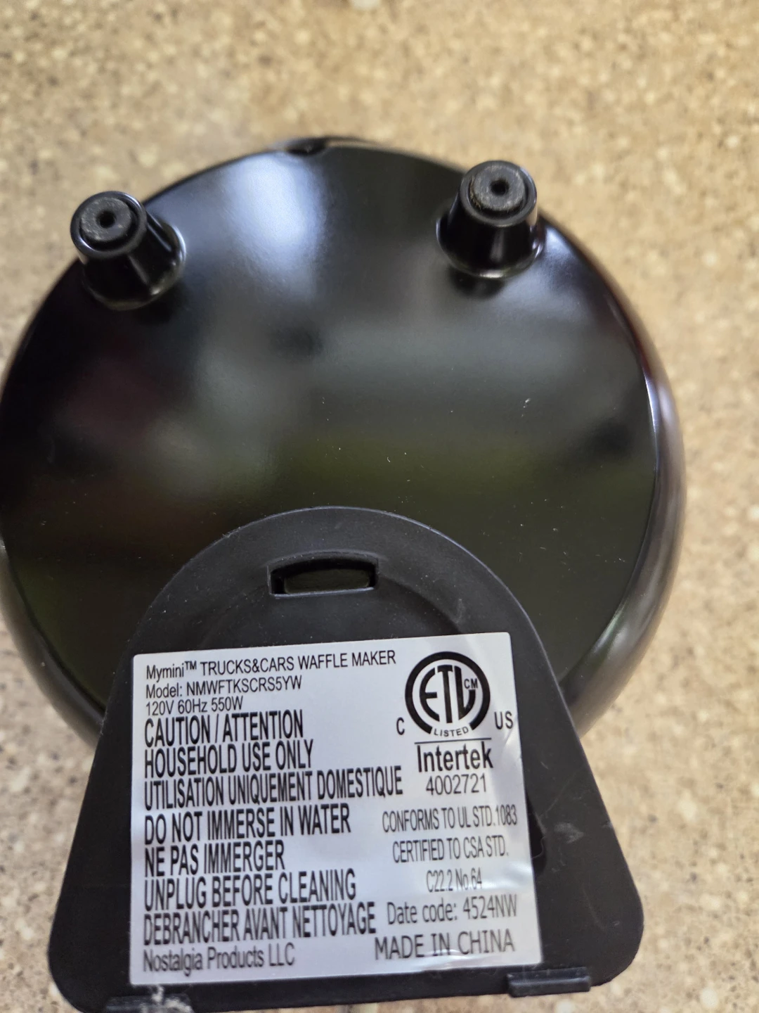 Nostalgia MyMini Trucks & Cars Waffle Maker - photo 3