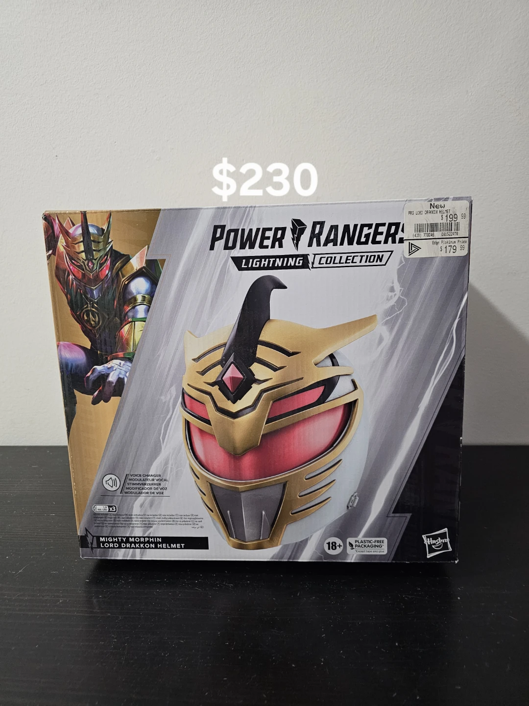 Power Rangers Lightning Collection Lord Drakkon Helmet