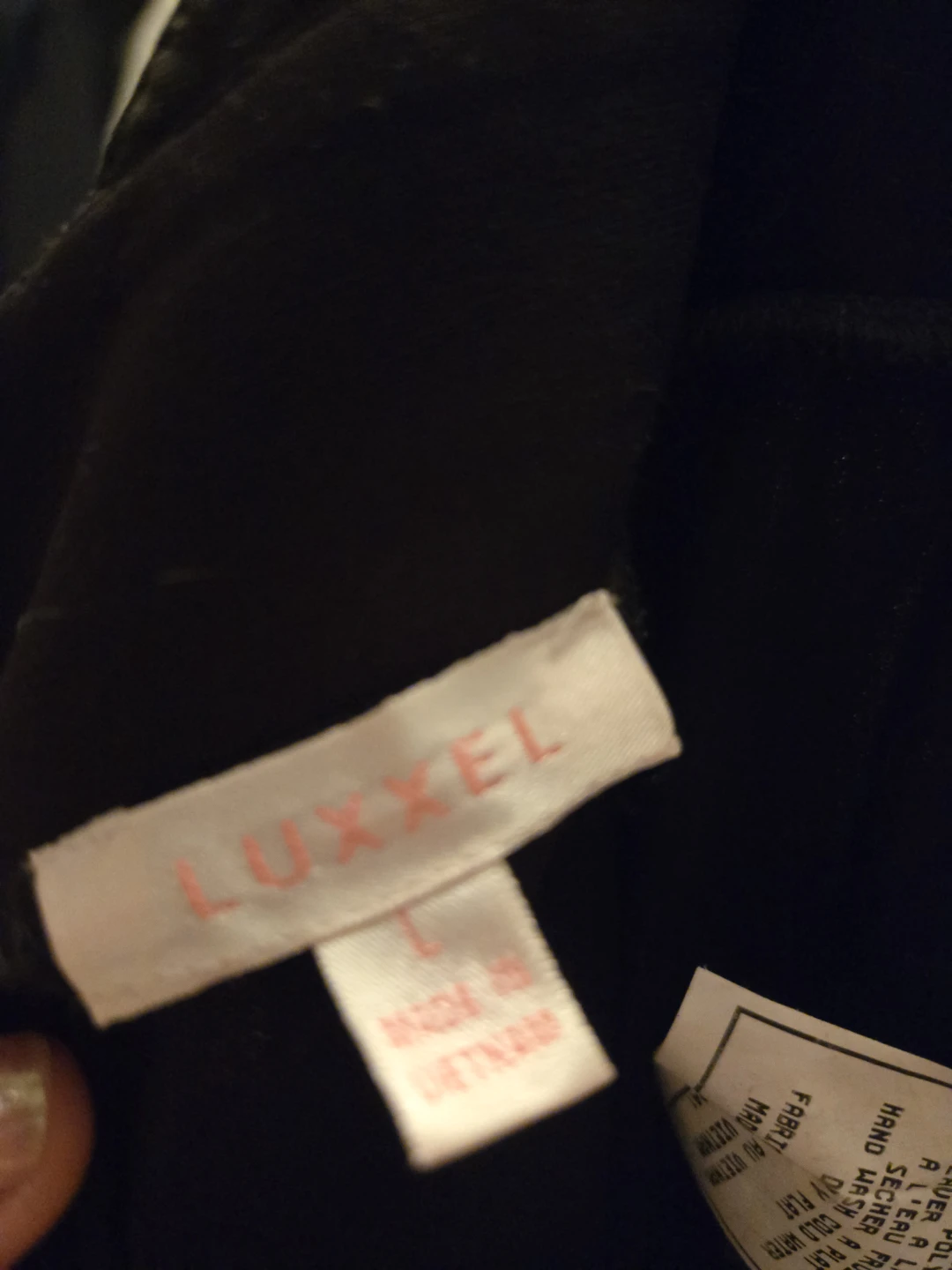 LUXXEL Black Tulle Maxi Dress Size L - photo 2