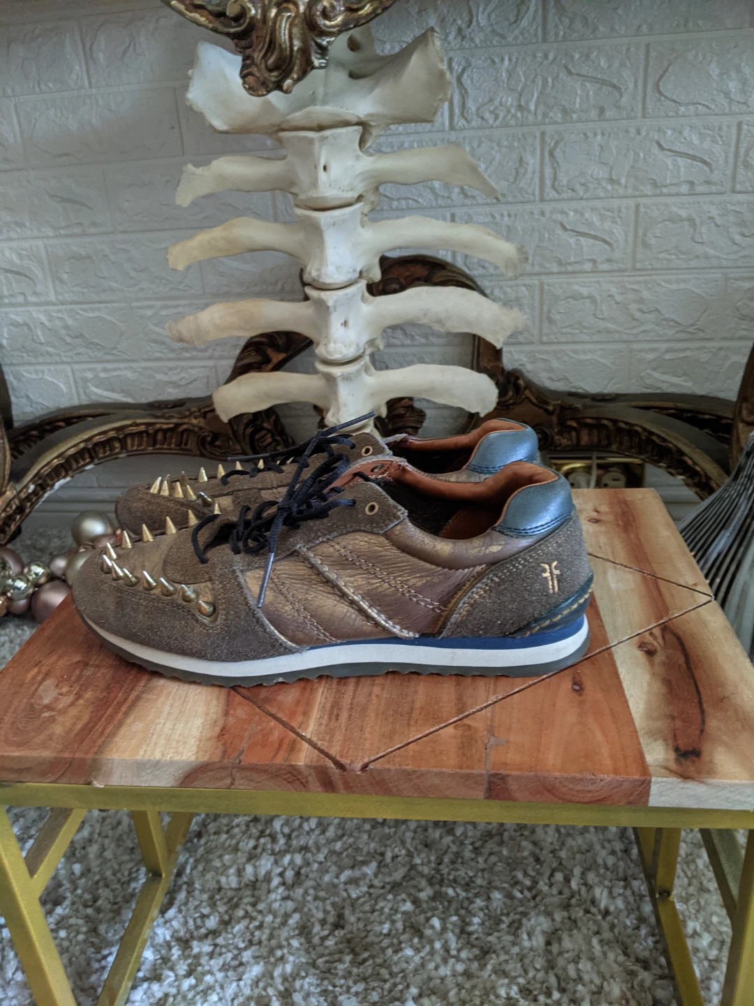 FRYE Brown Spike Sneakers - photo 2