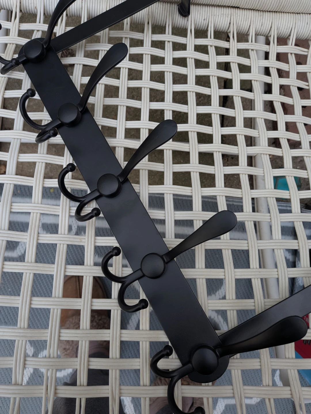 Black Over-the-Door Hook Rack - photo 3