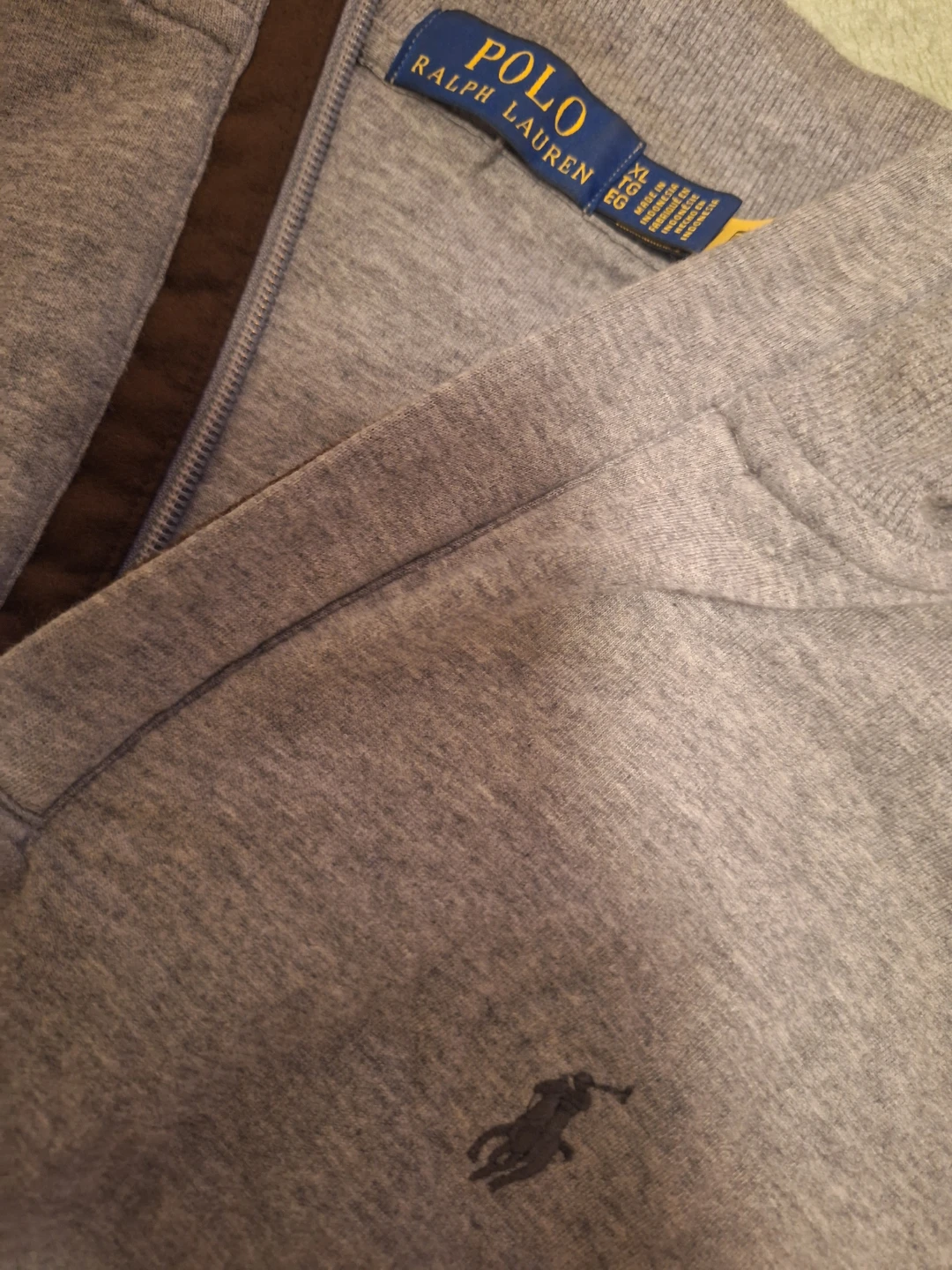 Polo Ralph Lauren Grey Hoodie XL
