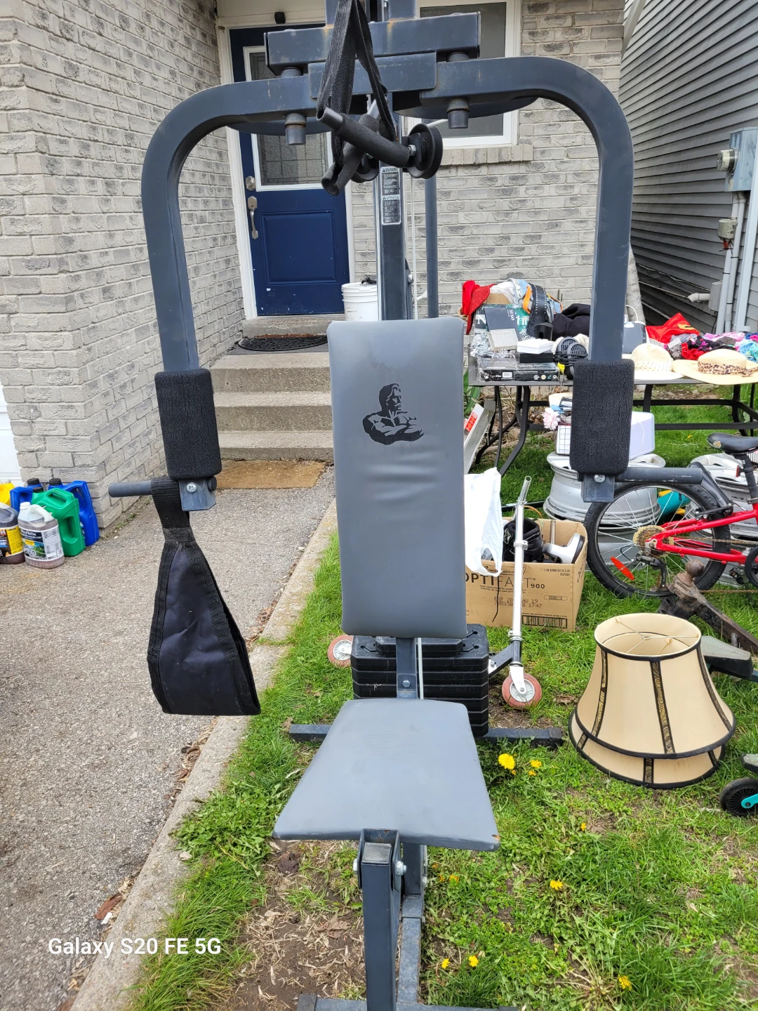 Home Gym Exercise Machine with Weight Stack