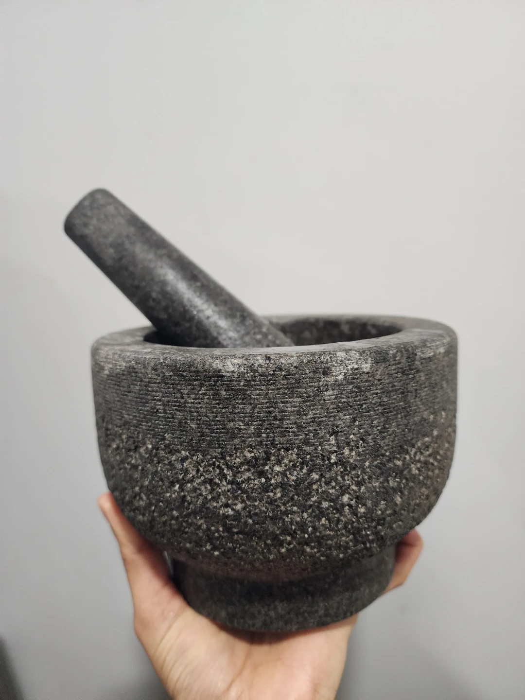 Stone Mortar and Pestle Set